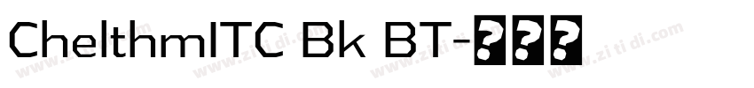 ChelthmITC Bk BT字体转换